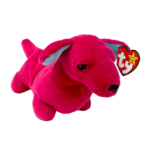 TY: Beanie Baby: Stretch (Pink Dachshund)