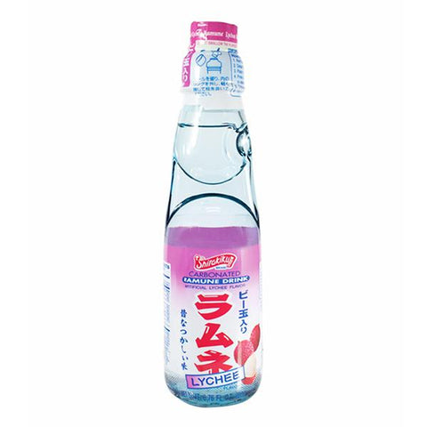 6.76oz Ramune Drink: Lychee