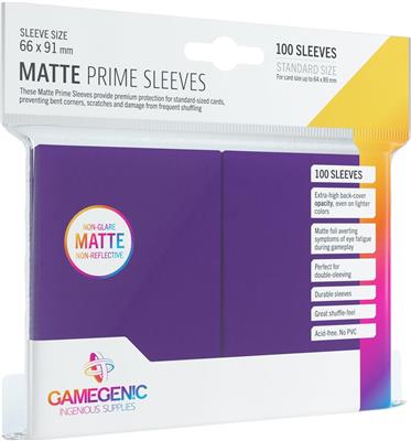 Gamegenic: Matte Prime Card Sleeves: Purple