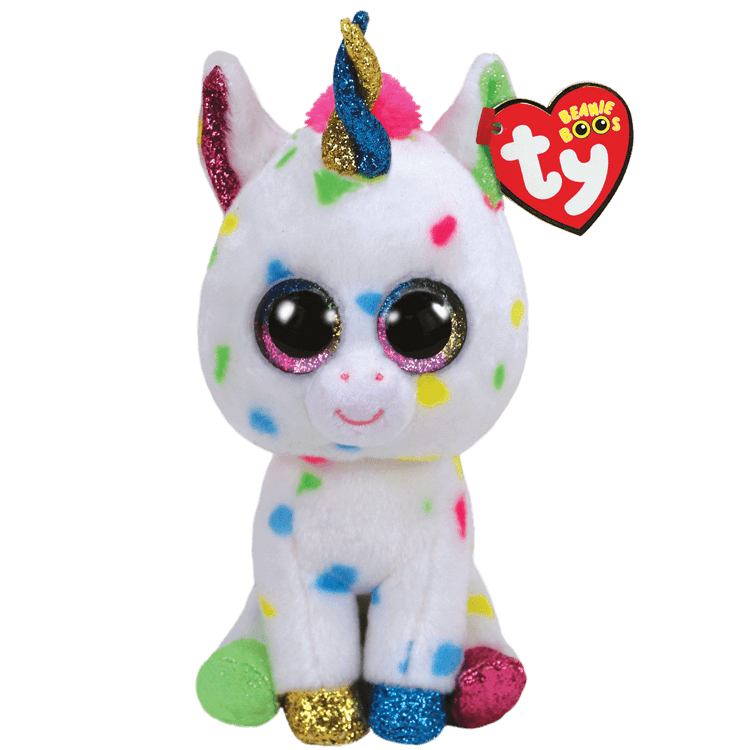 TY: Beanie Boos: Medium: Harmonie (Multicolor Unicorn)