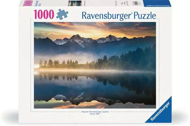 Ravensburger 1000 Piece Puzzle: Lake Matheson, New Zealand