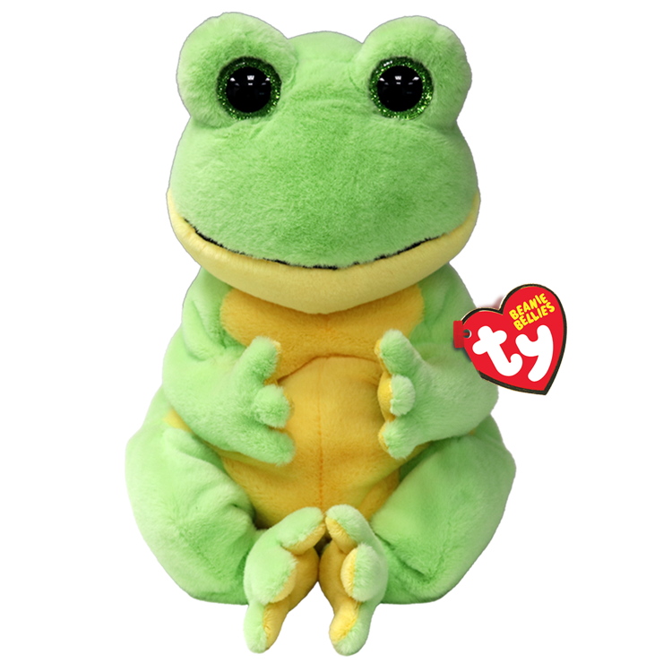 TY: Beanie Bellies: Medium: Snapper (Green Frog)