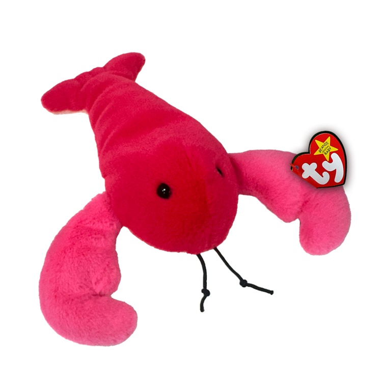 TY: Original Beanie Babies: Small: Louie the Lobster