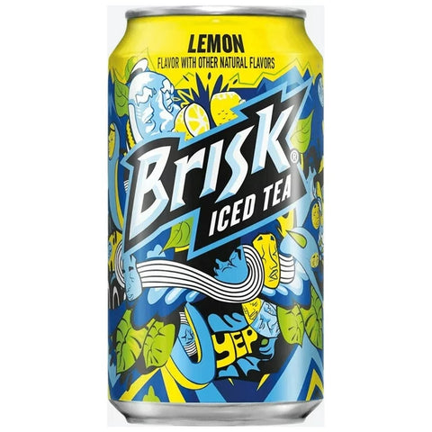 12oz Can: Brisk Ice Tea w/Lemon