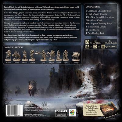 Tainted Grail: Age of Legends & Last Knight Campaigns: Stretch Goals