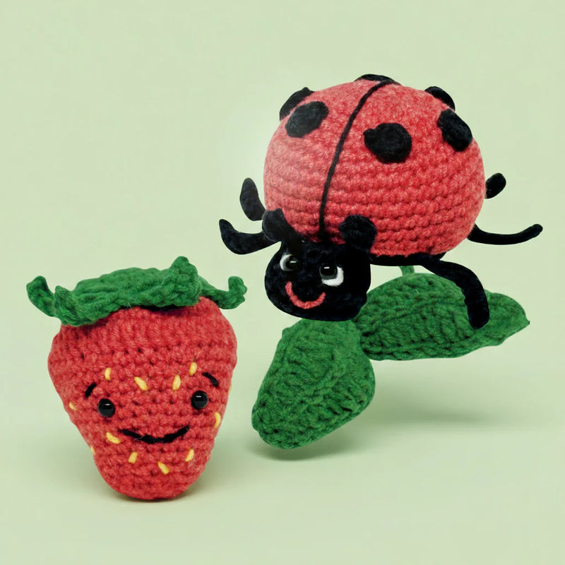 Dido DIY: Amigurumi Kit This or That: Strawberry or Ladybug