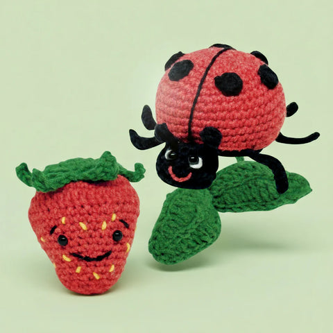 Dido DIY: Amigurumi Kit This or That: Strawberry or Ladybug