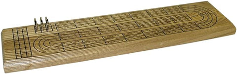 Cribbage: 3 Track (Oak)