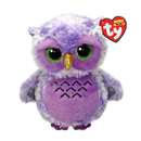 TY: Original Beanie Babies: Small: Owlivia (Purple Owl)
