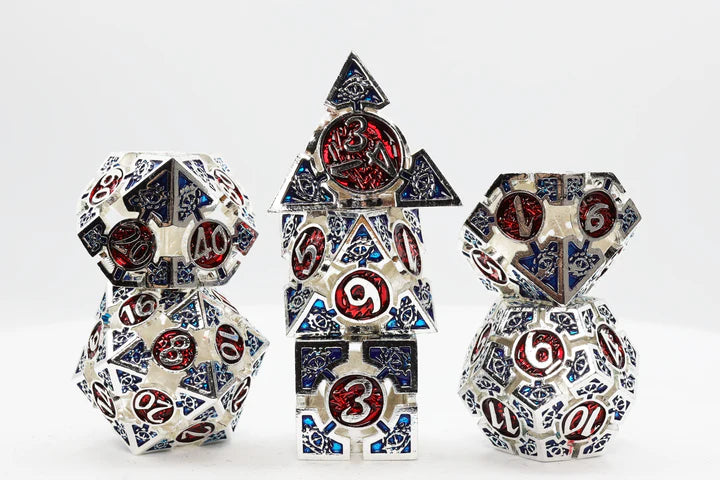 Foam Brain Games: Metal RPG Dice Set: Oculus: Watchful