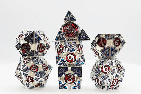 Foam Brain Games: Metal RPG Dice Set: Oculus: Watchful