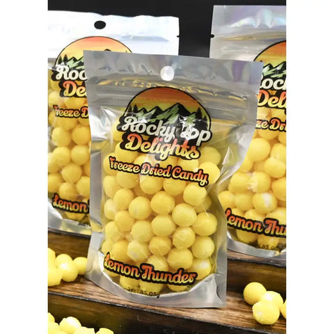 Rocky Top Delights: Freeze Dried Candy: Lemon Thunder