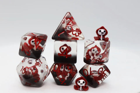 Foam Brain Games RPG Dice Set: Red Reaper