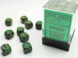 Chessex Speckled: 12MM D6 Golden Recon (36)