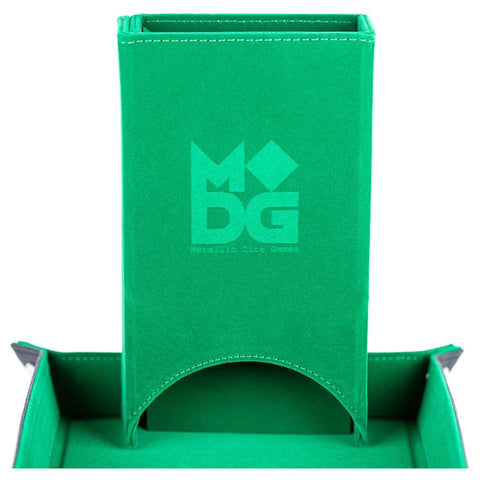 FanRoll: Fold Up Dice Tower: Velvet Green