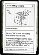 Stack of Paperwork (2021 Edition) [Mystery Booster Playtest Cards]