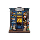 Hands Craft: 3D Wooden Puzzle: DIY Miniature Book Nook: Journey Trace Bookshop