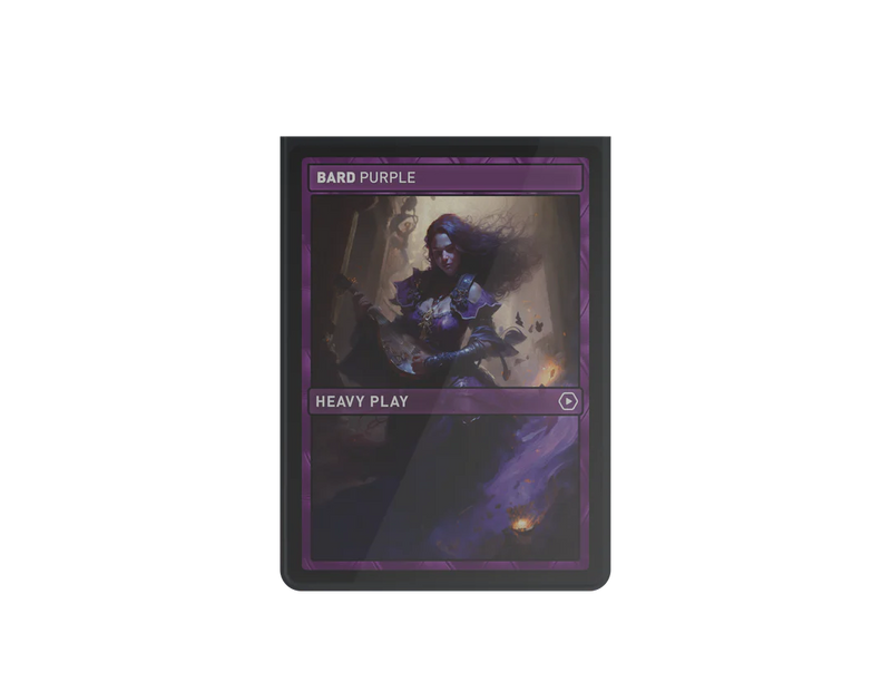 Heavy Play: CURV Sleeves: Bard Purple (100)