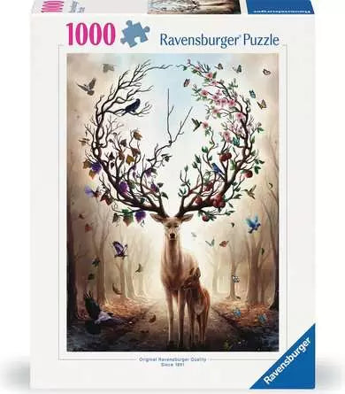 Ravensburger 1000 Piece Puzzle: Magical Deer