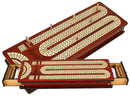 Cribbage: Three-Player Slide-Top Walnut with Cards