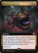 Fevered Suspicion (Extended Art) [Dungeons & Dragons: Adventures in the Forgotten Realms Commander]