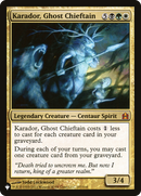 Karador, Ghost Chieftain [The List]