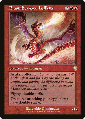 Blast-Furnace Hellkite (Retro) [The Brothers' War Commander]