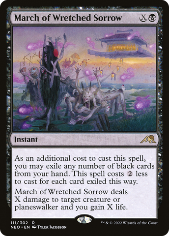 March of Wretched Sorrow [Kamigawa: Neon Dynasty]