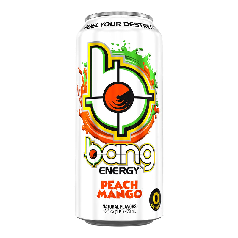 16oz: Bang: Peach Mango