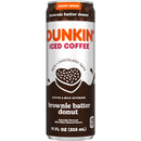 Dunkin' Iced Coffee: Brownie Batter Donut