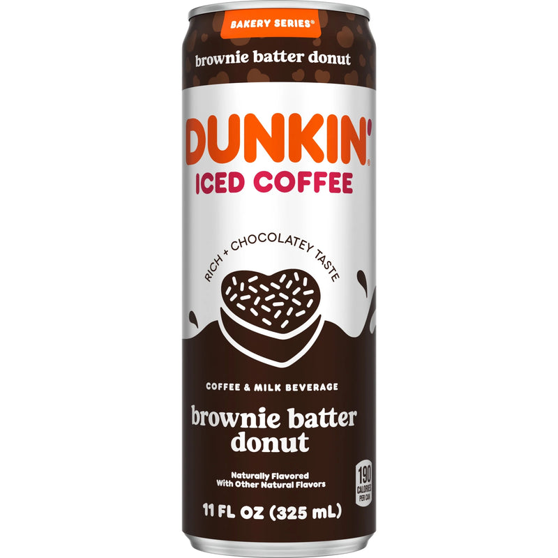 Dunkin' Iced Coffee: Brownie Batter Donut