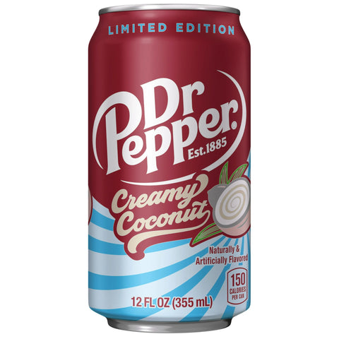 12oz Can: Dr. Pepper Creamy Coconut