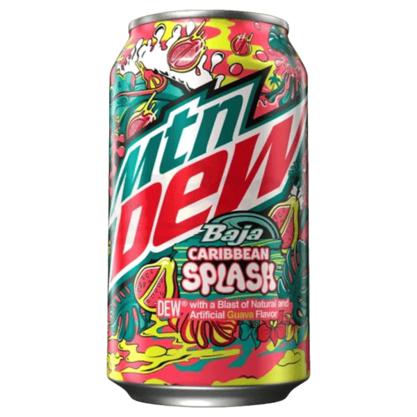 12oz Can: Mountain Dew: Baja Caribbean Splash