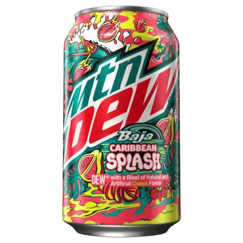 12oz Can: Mountain Dew: Baja Caribbean Splash