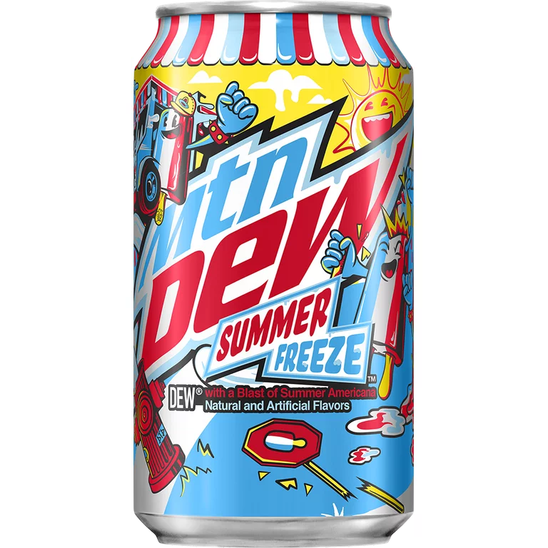 12oz Can: Mountain Dew: Summer Freeze