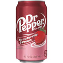 12oz Can: Dr. Pepper & Strawberry Cream