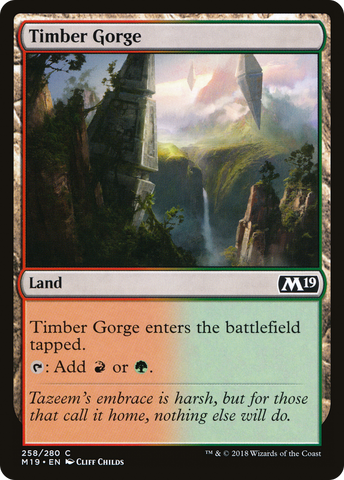 Timber Gorge [Core Set 2019]