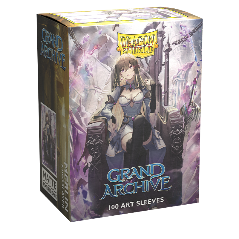 Dragon Shield: Standard 100ct Sleeves - Grand Archive (Merlin, Kingsla Dragon Shield: Standard 100ct Sleeves - Grand Archive (Merlin, Kingsla