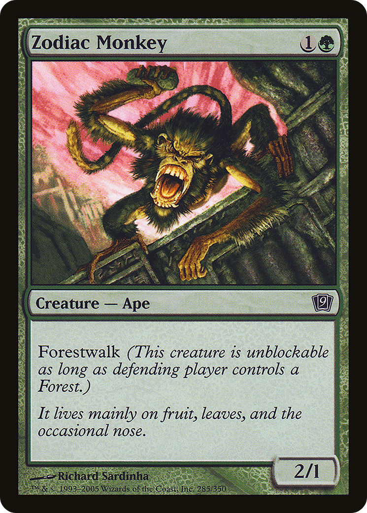 Zodiac Monkey [Ninth Edition]