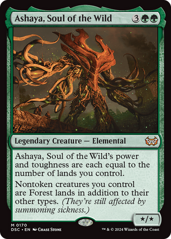 Ashaya, Soul of the Wild [Duskmourn: House of Horror Commander]