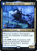 Ludevic, Necrogenius // Olag, Ludevic's Hubris [Innistrad: Midnight Hunt Prerelease Promos]