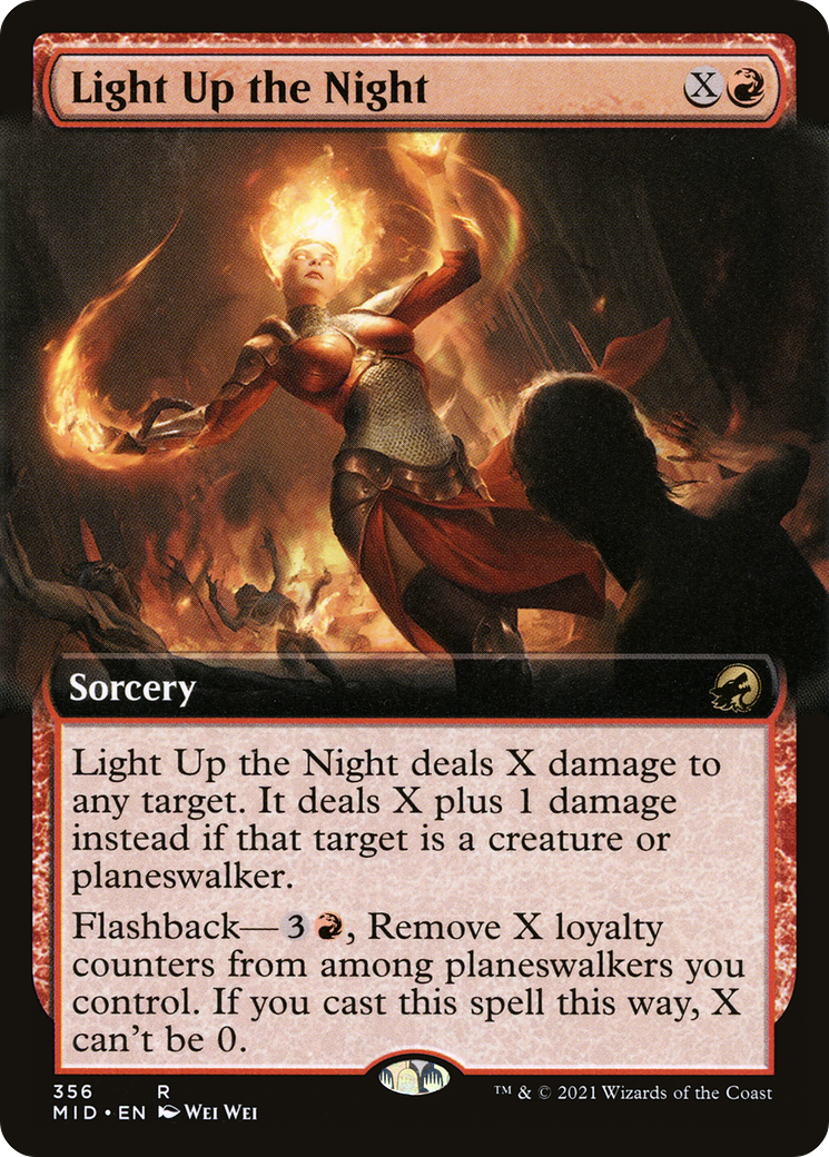 Light Up the Night (Extended Art) [Innistrad: Midnight Hunt]