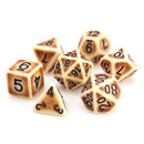 Die Hard Dice 7 Die RPG Dice Set: Bone Ancient