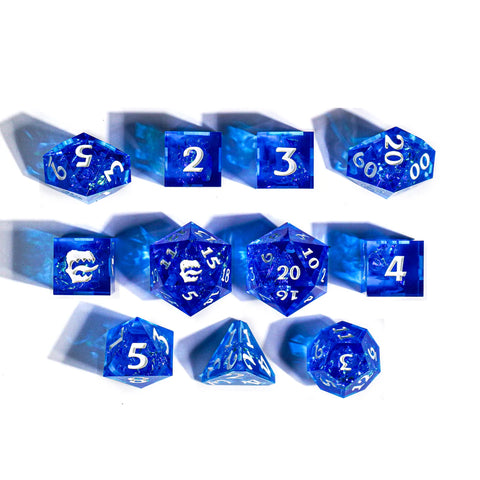 Mimic Dice: Signature Resin 11pc: Sapphire Dream