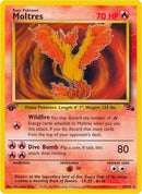 Moltres (27) (27) 027  - 1st Edition Fossil - Rare