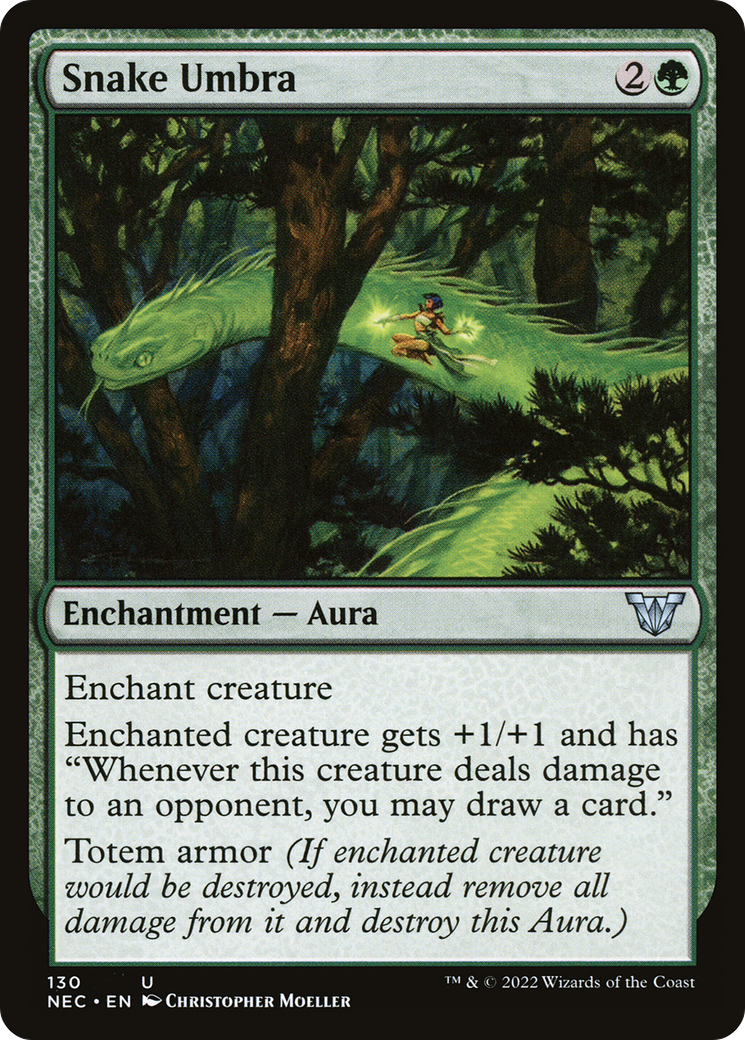 Snake Umbra [Kamigawa: Neon Dynasty Commander]