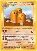 Dugtrio/102  - Unlimited Base Set Shadowless - Rare
