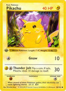 Pikachu (58/102) (Shadowless) [Base Set 1st Edition]