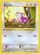Rattata 061  - Unlimited Base Set Shadowless - Common