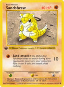Sandshrew 062  - Unlimited Base Set Shadowless - Common